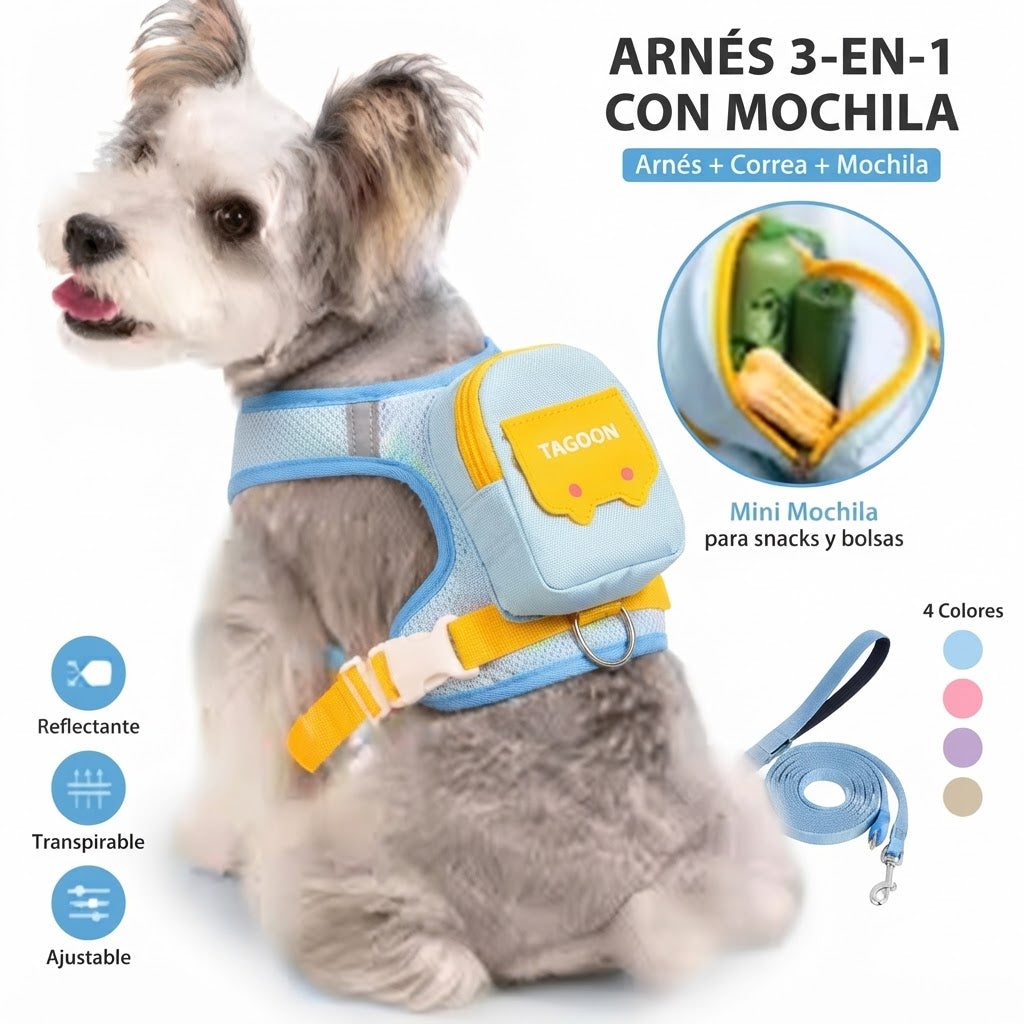 Tagoon|Arnes Mochila Para Perros