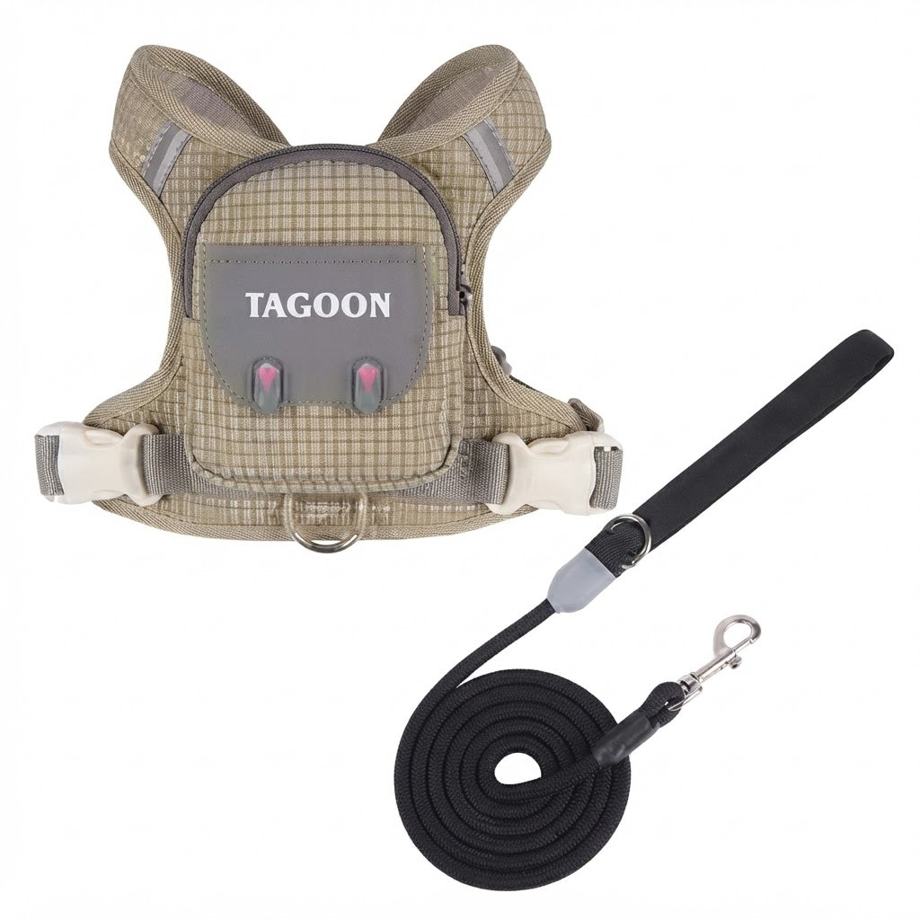 Tagoon | Arnés con mochila para perros